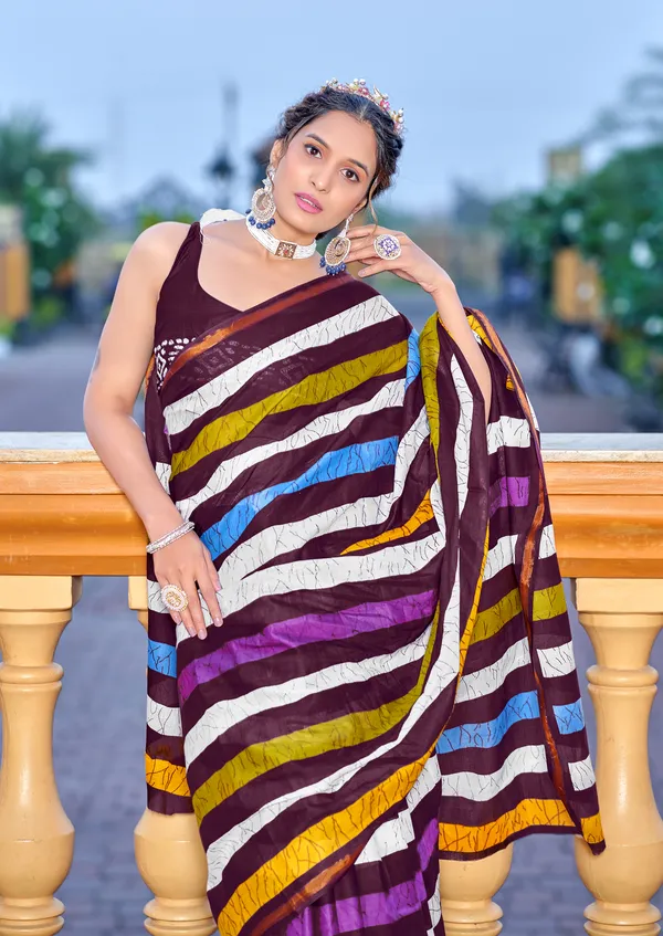 Beautiful_Zari_Border_Handicraft_Pure_Soft_MulMul_Jaipuri_Hand_Block_Print_Cotton_Saree_With_Blouse_Piece