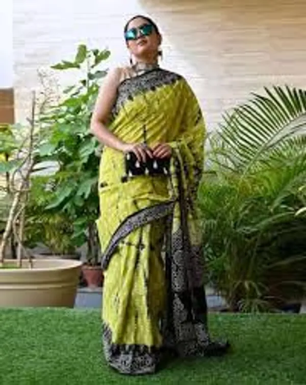 Handicraft_Women's_Jaipur_Pure_Soft_Cotton_Printed_Saree_With_Blouse_Piece_With_Blouse_Piece