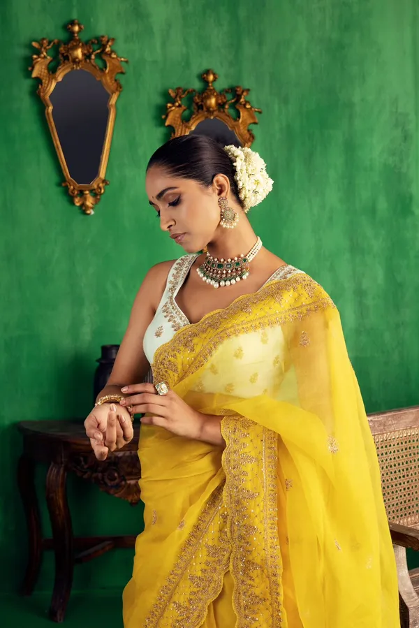 Heavy_Organza_With_Beautiful_Embroidery_Thred_Zari_and_Sequance_Work_Saree