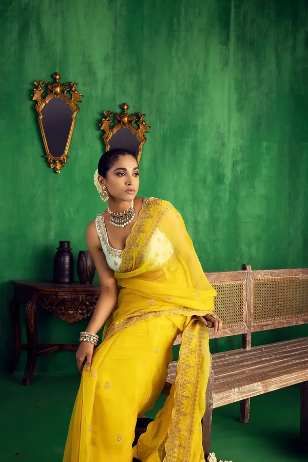 Heavy_Organza_With_Beautiful_Embroidery_Thred_Zari_and_Sequance_Work_Saree