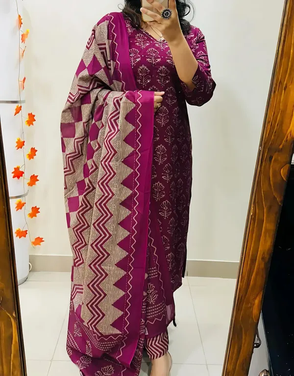 KRISHA_WINE_COTTON_SUIT_SET