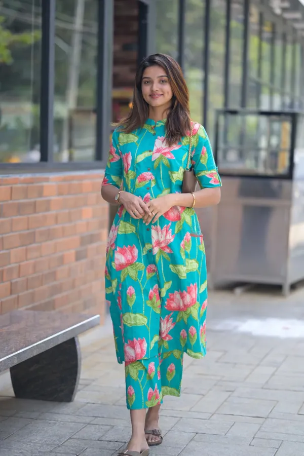 LOTUS_GREEN_COTTON_CORD_SET
