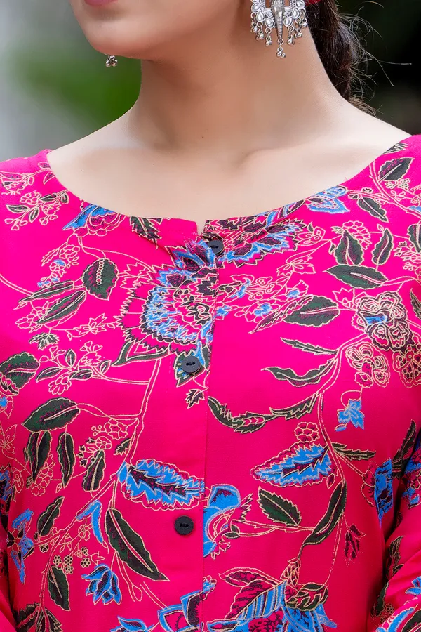 Pink_Cotton_Printed__Kurta_and_Pant_Set