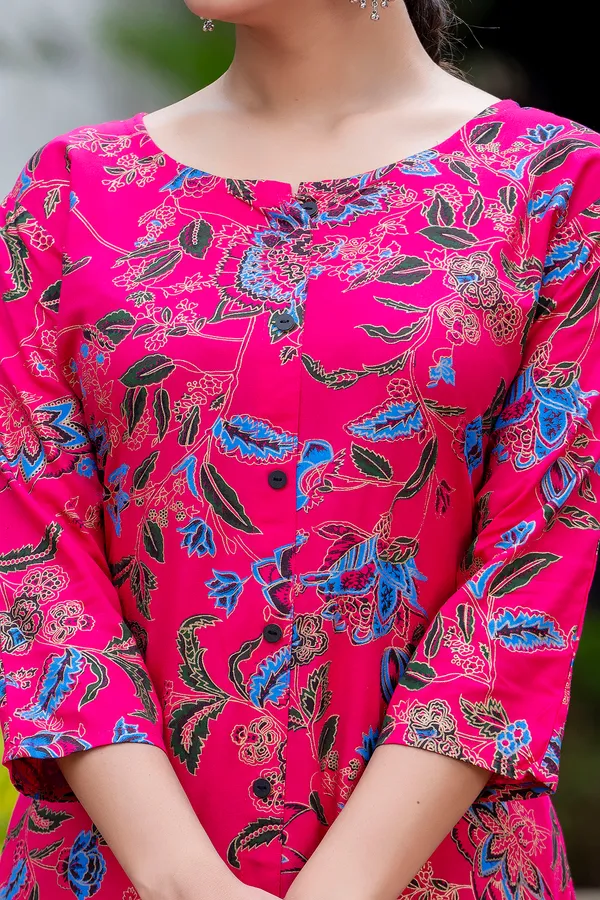 Pink_Cotton_Printed__Kurta_and_Pant_Set