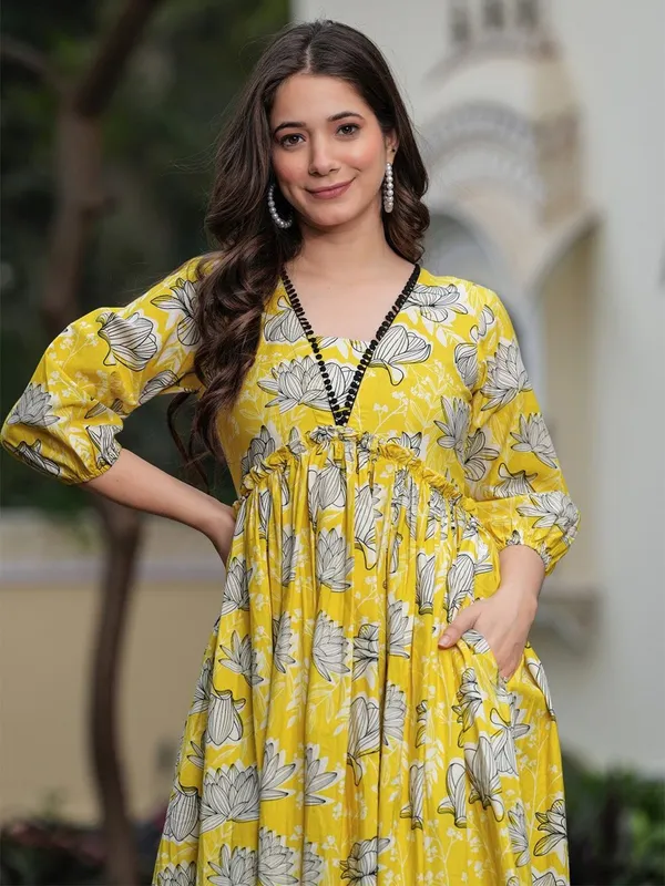 Green_cotton_printed_dress