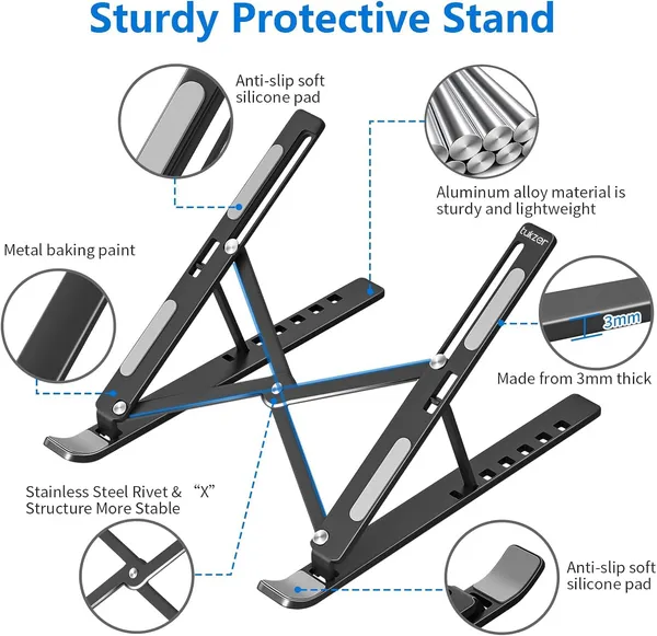 Aluminum_Tabletop_Foldable_Portable_Laptop_Stand