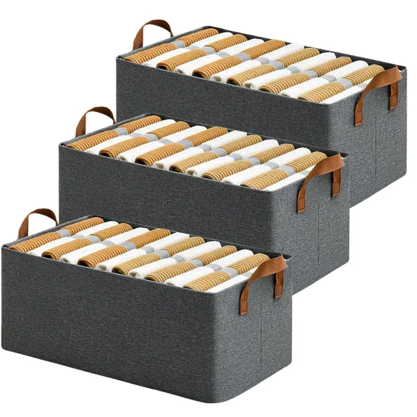 PACK_OF_3_Wardrobe_Organizer_for_Clothes_with_Metal_Frame_Rectangle_Storage_Baskets_26_Liter