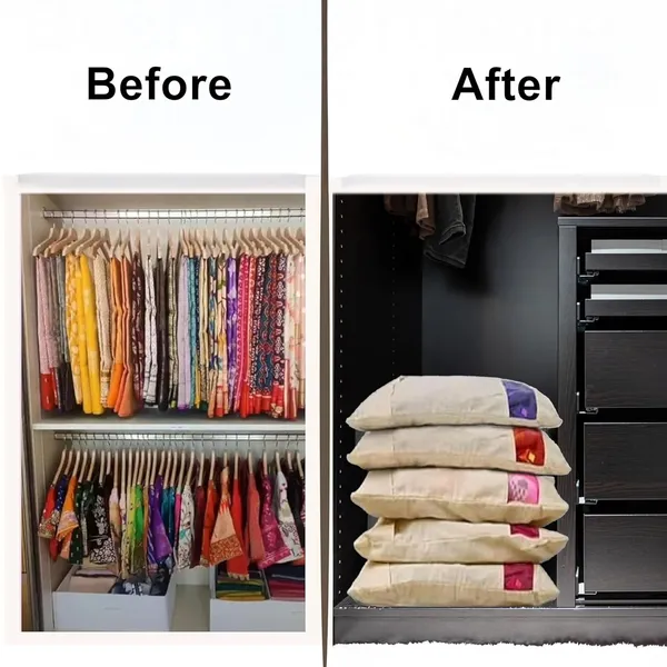 Set_Of_18_Cotton_Saree_Bags/Covers_For_Storage_(16_X_14_Inches)