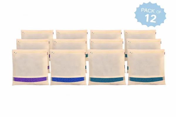 Set_Of__12_Cotton_Saree_Bags/Covers_For_Storage_(16_X_14_Inches)