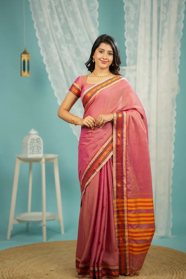 Anupama_Brick_Red_Narayanpet_Pure_cotton_saree