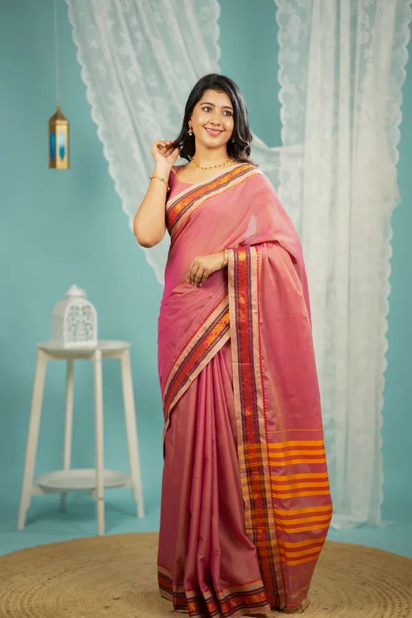 Anupama_Brick_Red_Narayanpet_Pure_cotton_saree