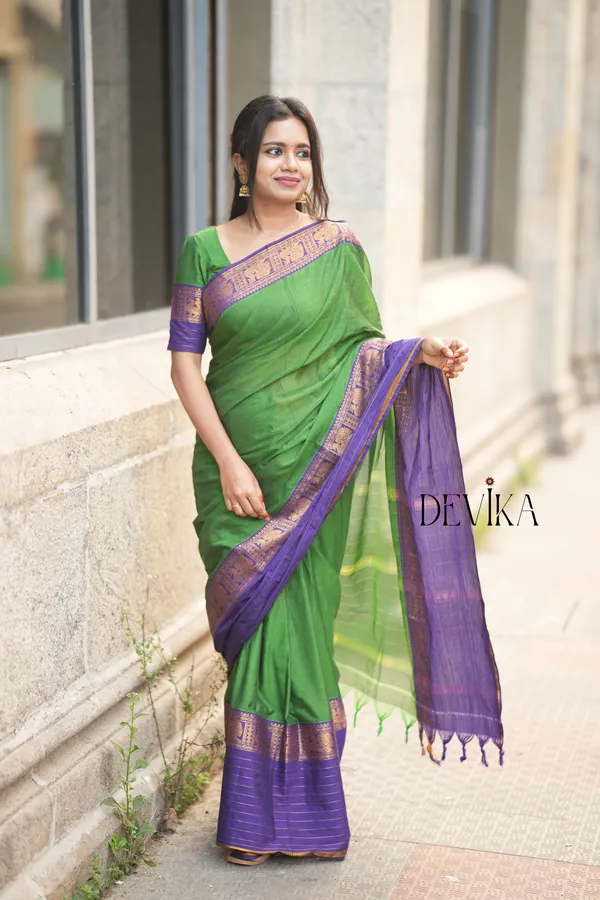 Aradhana_Green_Narayanpet_Pure_cotton_saree