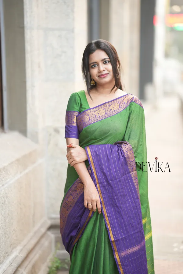 Aradhana_Green_Narayanpet_Pure_cotton_saree