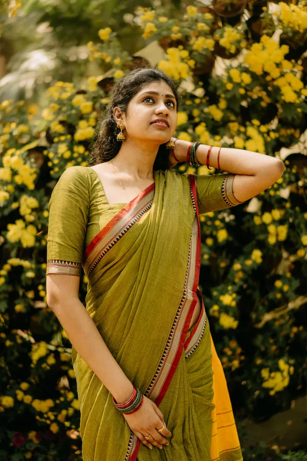Ashwini_Mehandi_Green_Narayanpet_Cotton_Saree