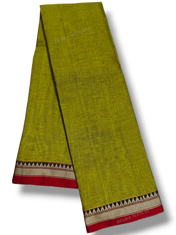 Ashwini_Mehandi_Green_Narayanpeth_Pure_cotton_saree_with_Running_blouse_piece_(Same_as_saree)
