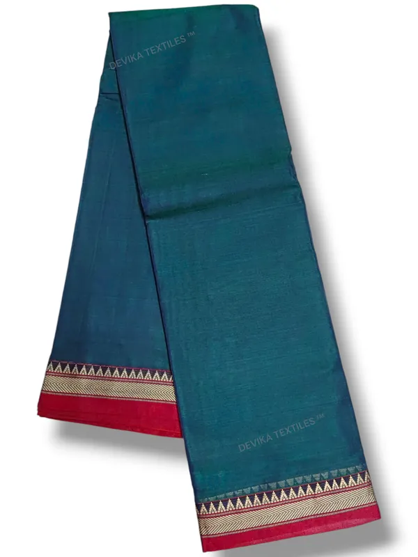 Ashwini_Rama_Green_Narayanpeth_Pure_cotton_saree_with_Running_blouse_piece_(Same_as_saree)