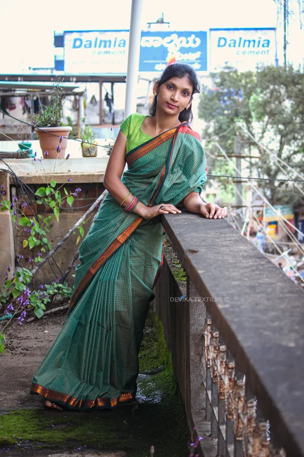 Ashwini_checked_Pattern_Narayanapet_Pure_Cotton_saree_with_running_blouse_piece_(Same_as_saree)