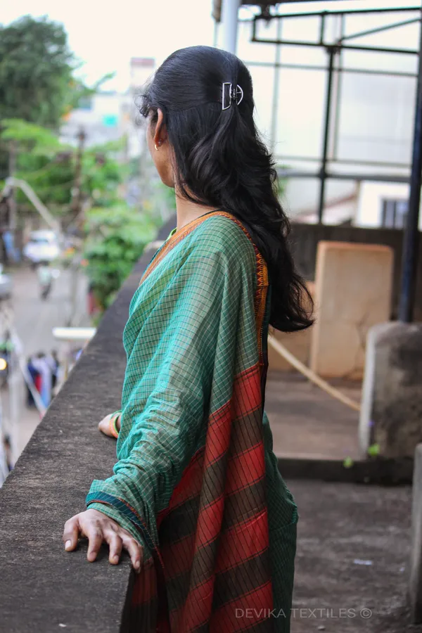 Ashwini_checked_Pattern_Narayanapet_Pure_Cotton_saree_with_running_blouse_piece_(Same_as_saree)