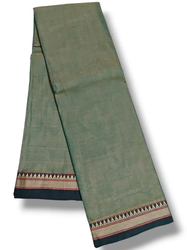 Ashwini_pista_Green_Narayanpeth_Pure_cotton_saree_with_Running_blouse_piece_(Same_as_saree)