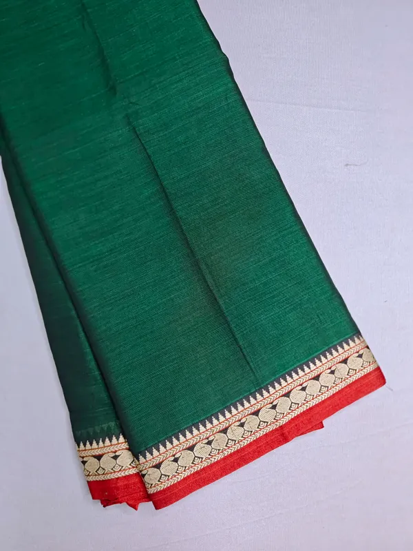 Bottle_green_Mayuri_Exclusive_Devika_Cotton_saree