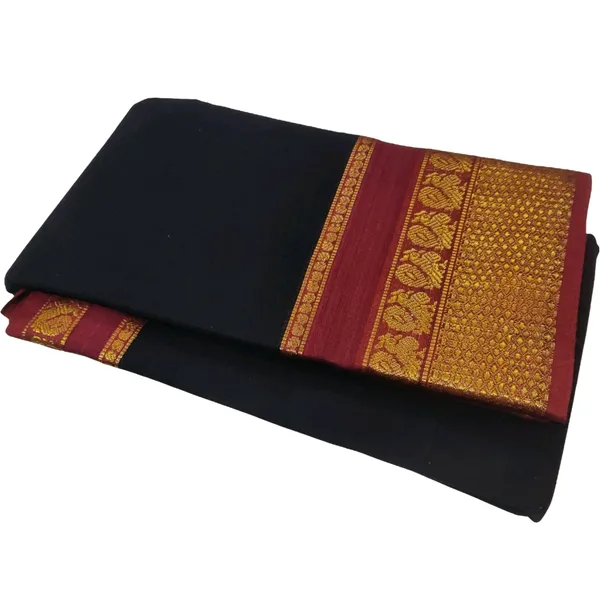 Black__Narayanpet_Pure_Handloom_Cotton_Sarees_with_Running_blouse_piece_(Black)