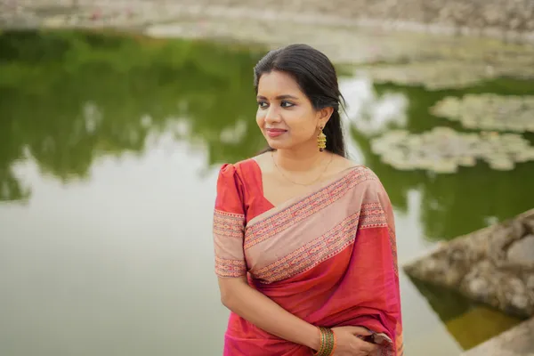 Dual_Shaded_Orangish_Pink_Madhuri_Narayanpet_Pure_Cotton_Saree