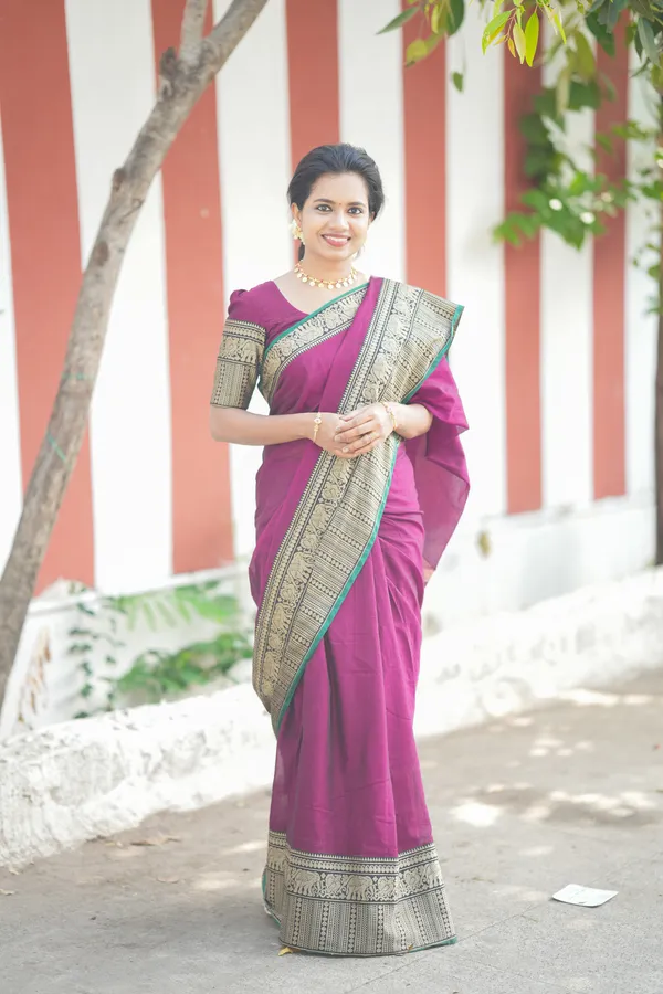 Gopika_Magenta_Narayanpet_Pure_cotton_saree