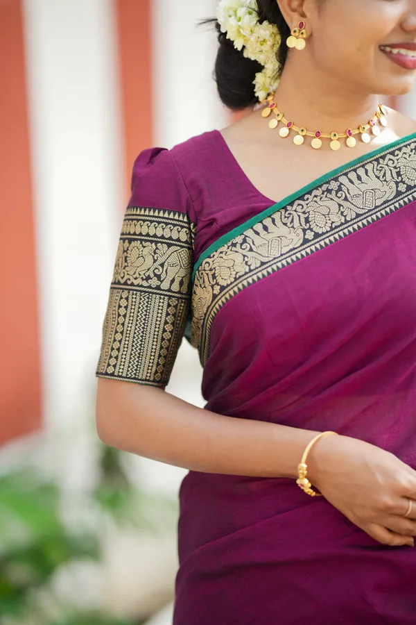 Gopika_Magenta_Narayanpet_Pure_cotton_saree