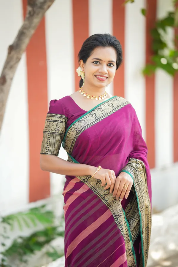 Gopika_Magenta_Narayanpet_Pure_cotton_saree