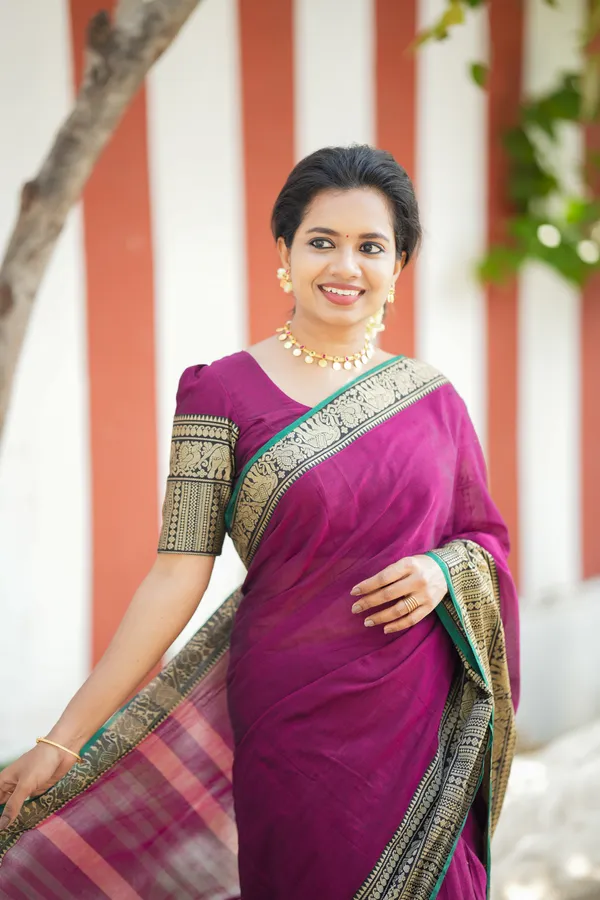 Gopika_Magenta_Narayanpet_Pure_cotton_saree