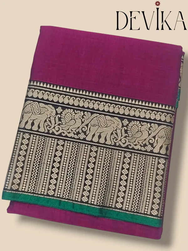 Gopika_Magenta_Narayanpet_Pure_cotton_saree