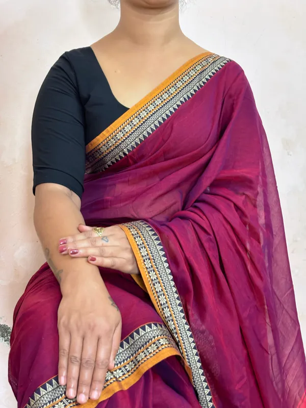 Gouthami_Magenta_Authentic_DEVIKA_pure_cotton_saree