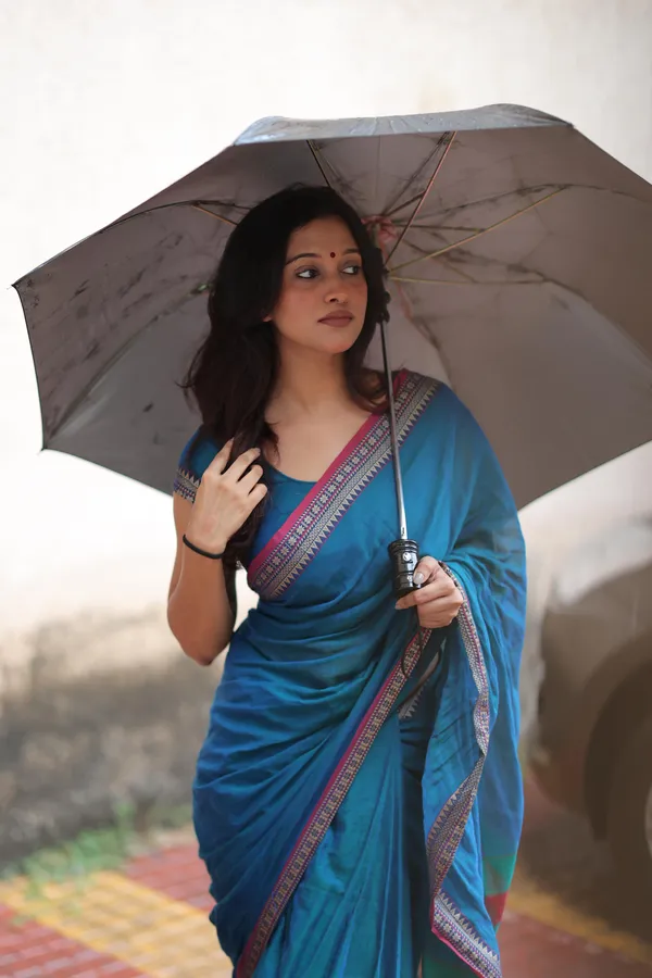 Gouthami_Rama_Green_Narayanpet_Cotton_saree