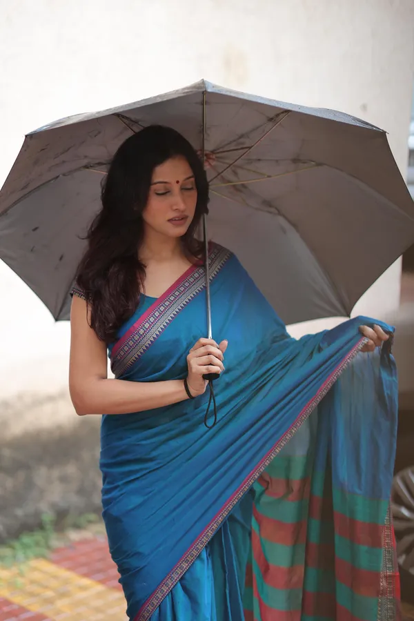 Gouthami_Rama_Green_Narayanpet_Cotton_saree