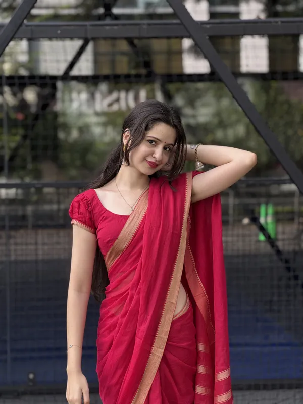 Madhushri_Rani_Pink_Narayanpet_Pure_Cotton_Saree