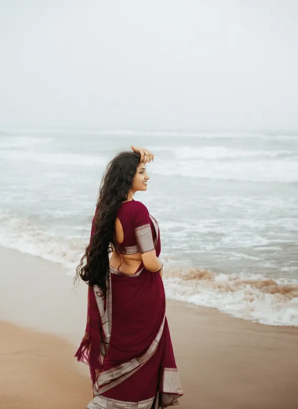 Magenta_Sahitya_Narayanpet_Pure_Cotton_Saree