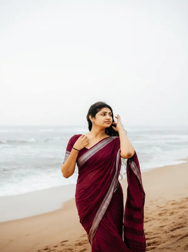 Magenta_Sahitya_Narayanpet_Pure_Cotton_Saree