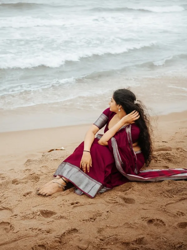 Magenta_Sahitya_Narayanpet_Pure_Cotton_Saree