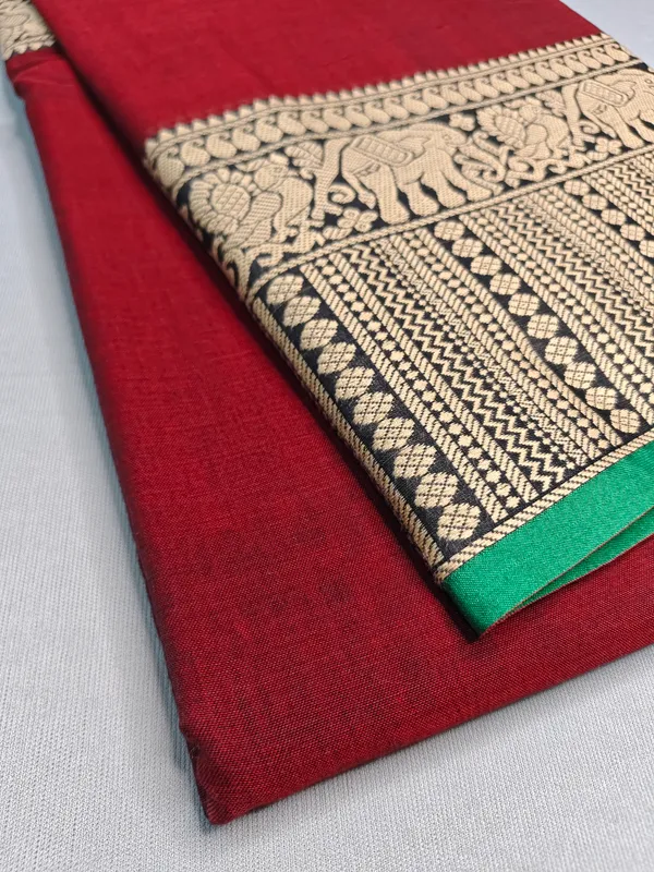 Maroon_Gopika_Narayanapet_Pure_Cotton_saree