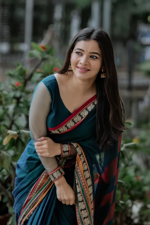 Rama_Blue_Shravya_Narayanpet_Pure_cotton_saree