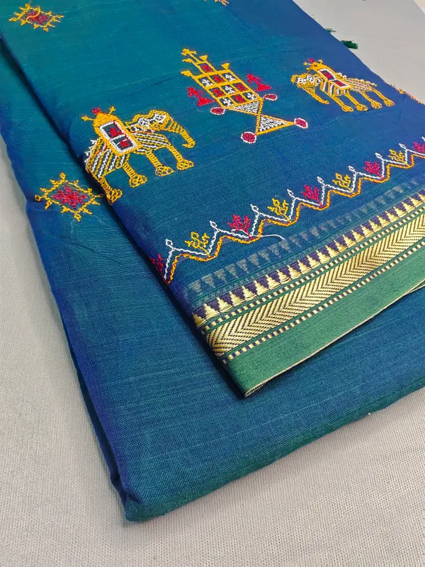 Rama_Green_Kasuti_Embroidered_Narayanapet_Pure_Cotton_saree