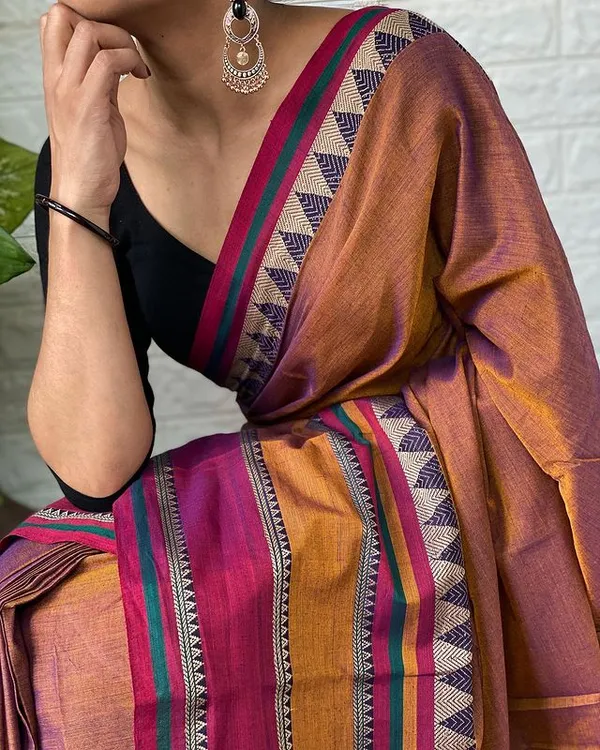 Rangoli_Narayanpet_Pure_cotton_saree