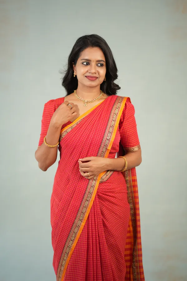 Red_Deepali_Narayanpet_Pure_Cotton_Saree