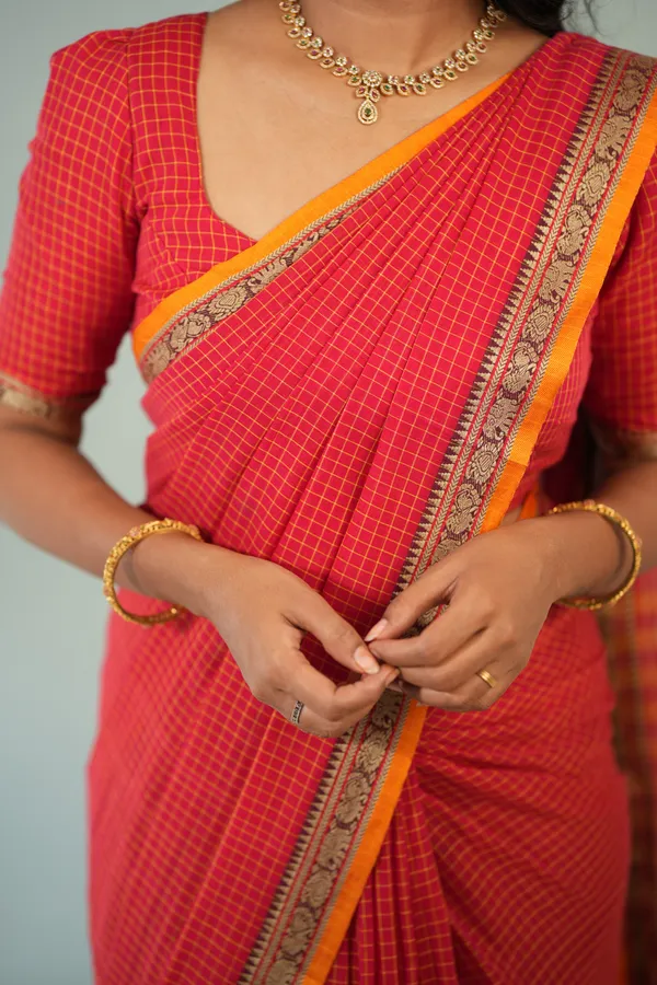Red_Deepali_Narayanpet_Pure_Cotton_Saree