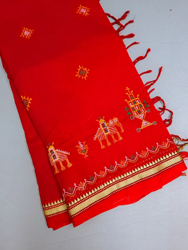 Red_Kasuti_Embroidered_Narayanapet_Pure_Cotton_saree