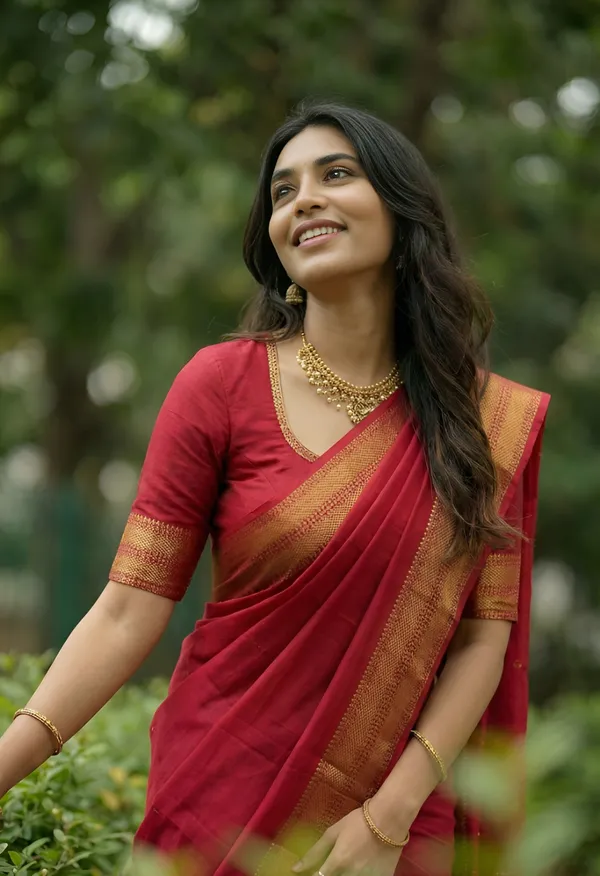 Red_Varnam_Narayanpet_Pure_Cotton_Saree