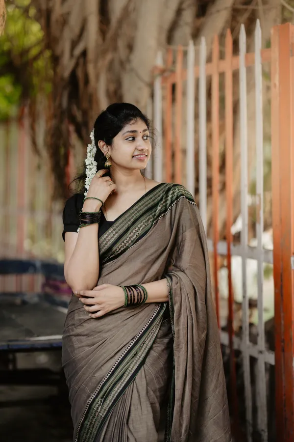 Rohini_Beige_Narayanapet_Pure_Cotton_saree