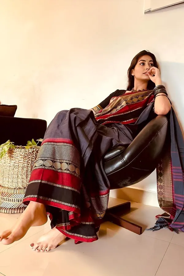 Rukmini_Steel_Grey_Narayanapet_Pure_Cotton_saree