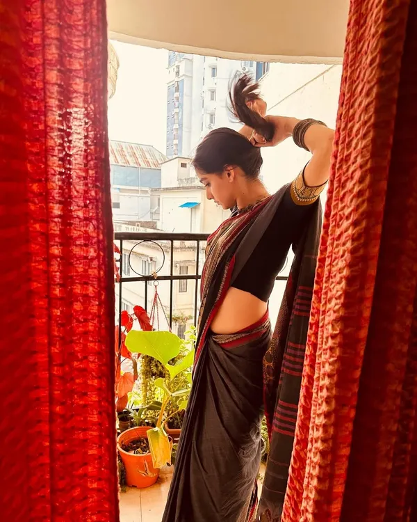 Rukmini_Steel_Grey_Narayanapet_Pure_Cotton_saree