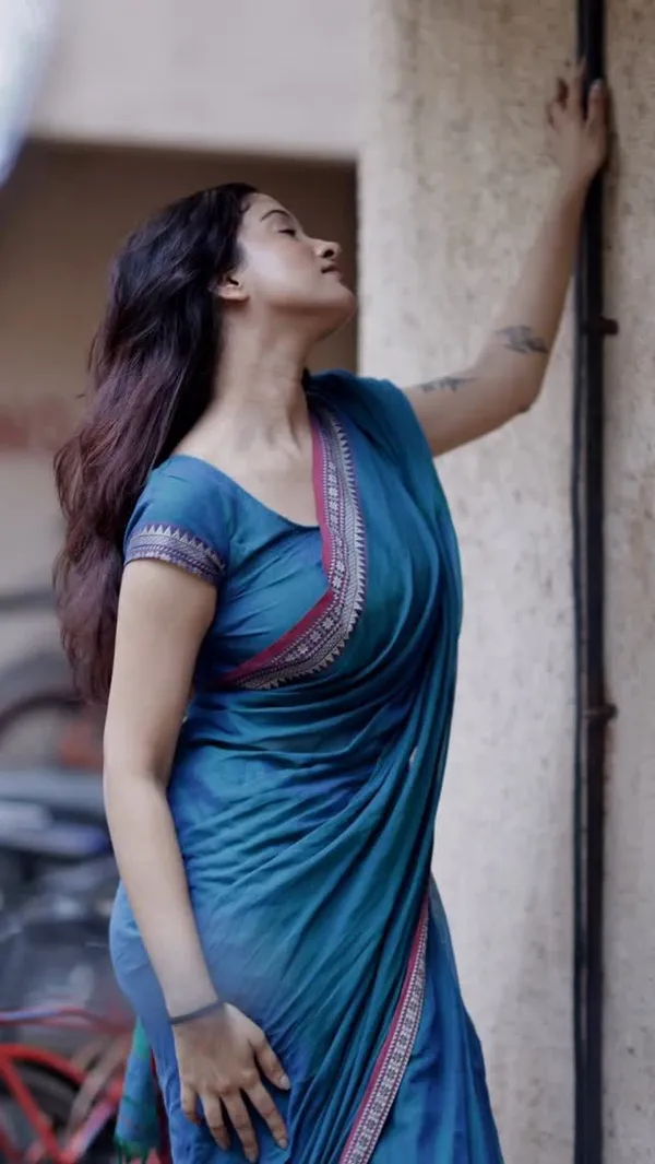 Gouthami_Rama_Green_Narayanpet_Cotton_saree